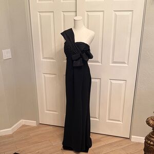 Elie Saab Black One Shoulder Gown